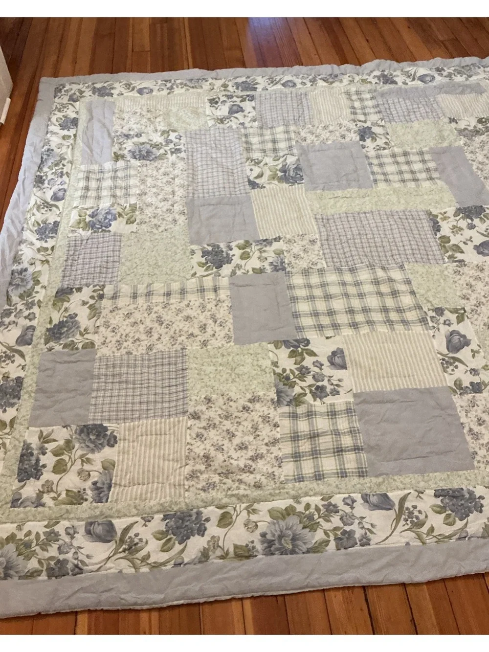 Vintage Sunham Homes Shabby Chic Comforter w Shams